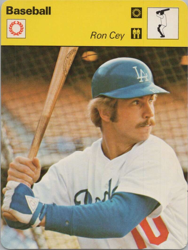 1979 Sportscaster #3016 Ron Cey Baseball Photo Card  Image 1