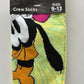 New Disney Goofy Yellow Crew Socks Unisex Size 9-13 Image 1