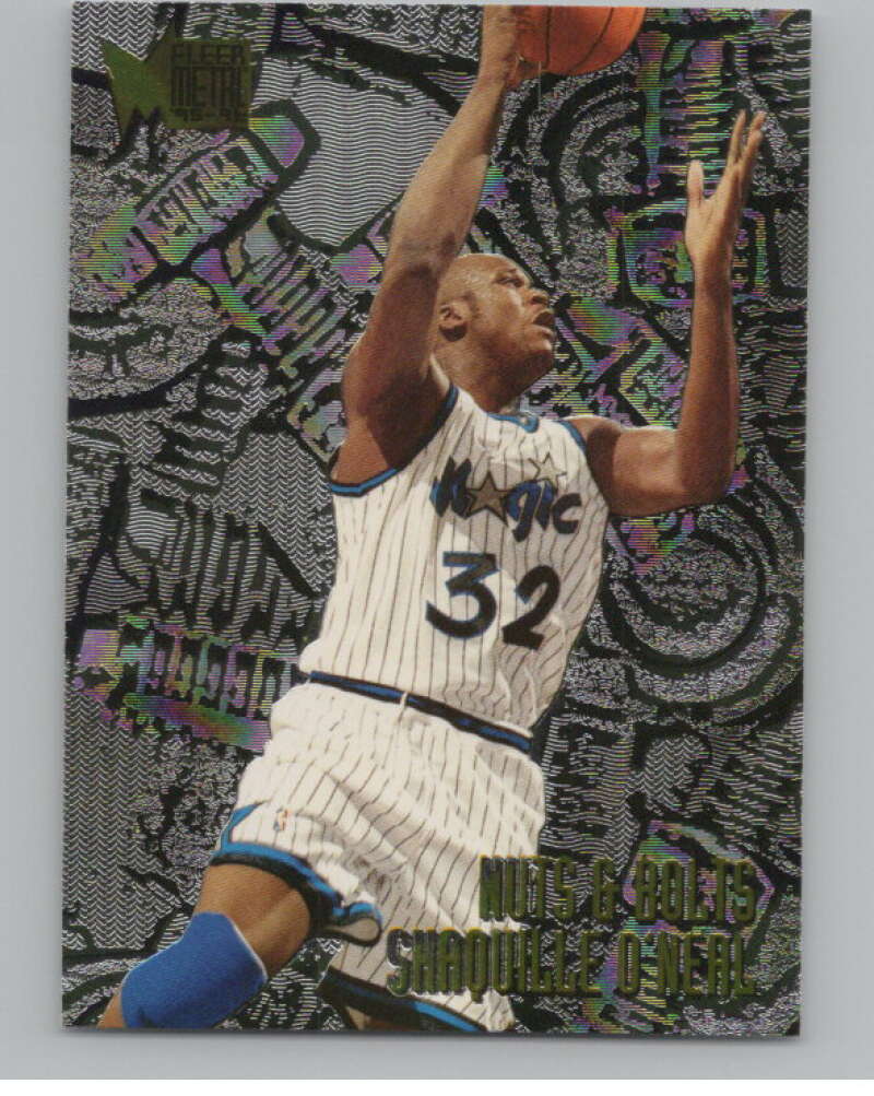 1995-96 Fleer Metal #215 Shaquille O'Neal  Orlando Magic  V101190 Image 1