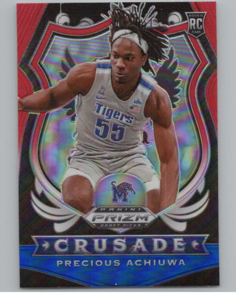 2020-21 Prizm Draft Picks Prizms Red White Blue #88 Precious Achiuwa  V101198 Image 1