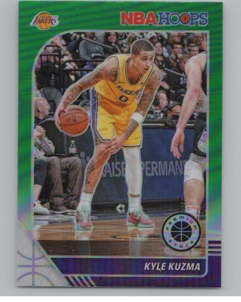 2019-20 Panini Hoops Premium Stock Retail Green Prizm #88 Kyle Kuzma  V101208 Image 1