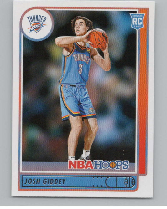 2021-22 Panini Hoops #202 Josh Giddey  RC Rookie Thunder  V101210 Image 1