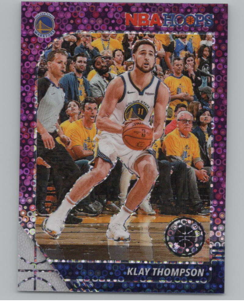 2019-20 Hoops Premium Stock Purple Disco Prizm #60 Klay Thompson  V101212 Image 1