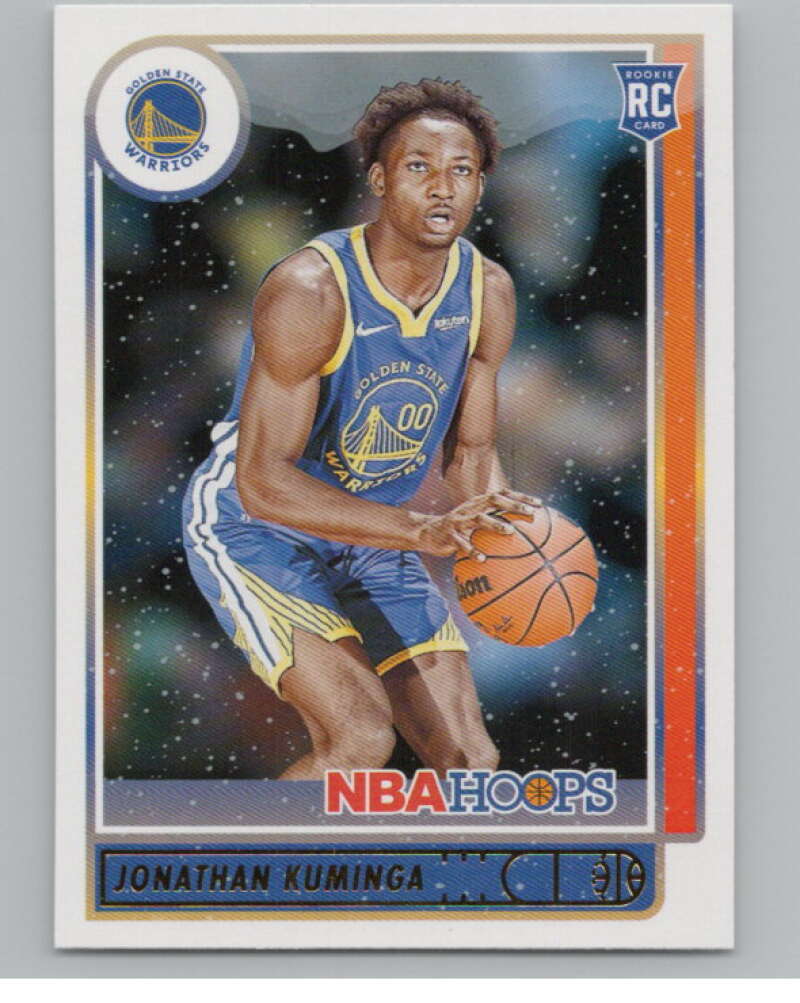 2021-22 Panini Hoops Winter #219 Jonathan Kuminga RC Rookie Warriors  V101225 Image 1