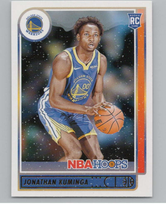 2021-22 Panini Hoops Winter #219 Jonathan Kuminga RC Rookie Warriors  V101225 Image 1