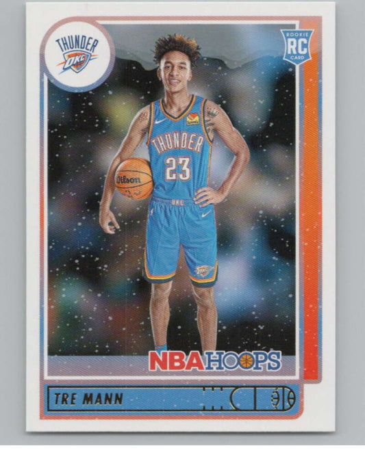 2021-22 Panini Hoops Winter #237 Tre Mann  RC Rookie Thunder  V101233 Image 1