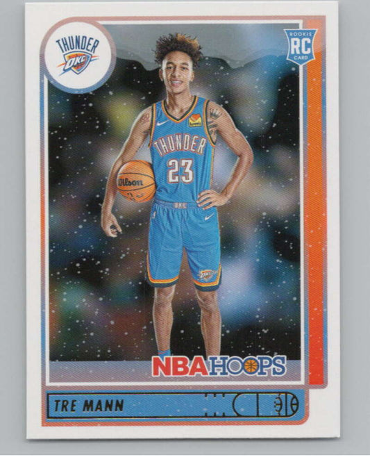 2021-22 Panini Hoops Winter #237 Tre Mann  RC Rookie Thunder  V101234 Image 1