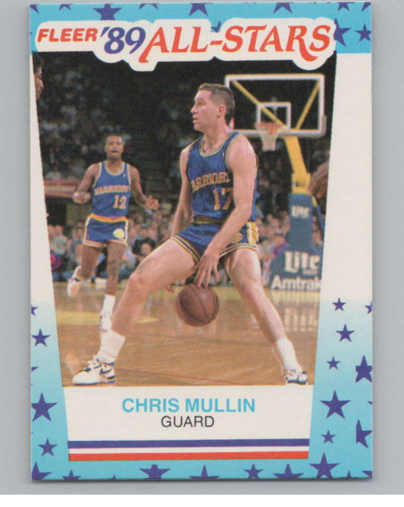 1989-90 Fleer Stickers #9 Chris Mullin  Golden State Warriors  V101263 Image 1