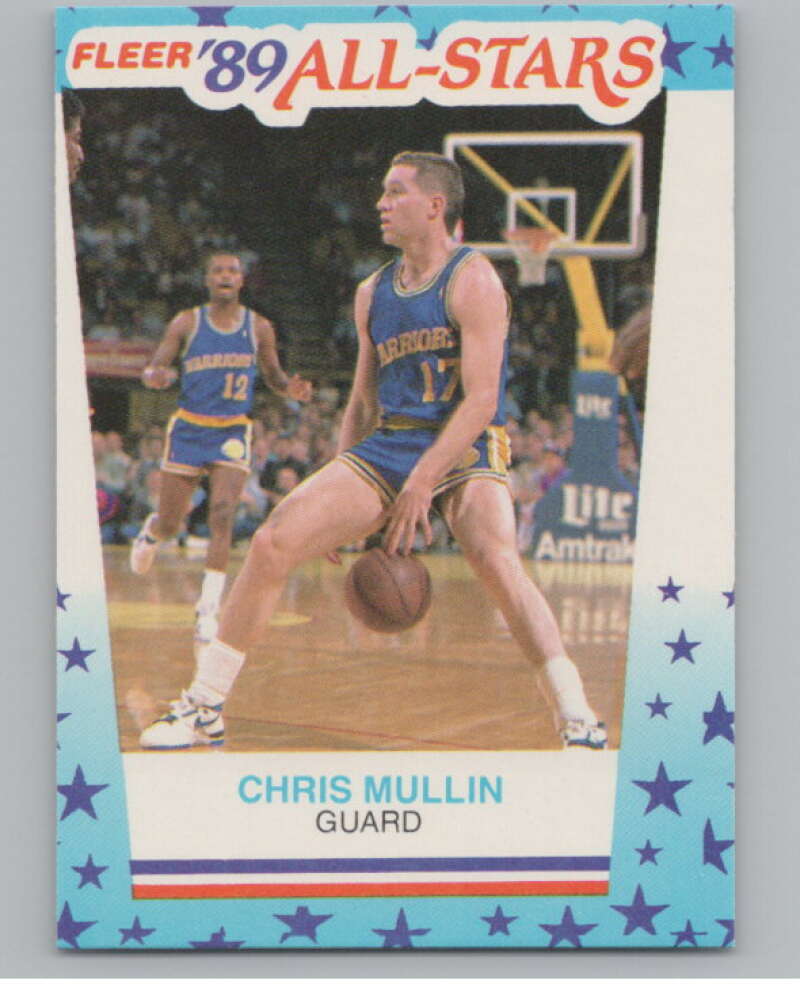 1989-90 Fleer Stickers #9 Chris Mullin  Golden State Warriors  V101264 Image 1