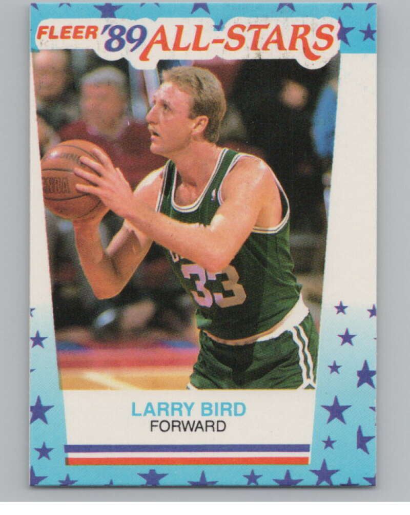 1989-90 Fleer Stickers #10 Larry Bird  Boston Celtics  V101269 Image 1