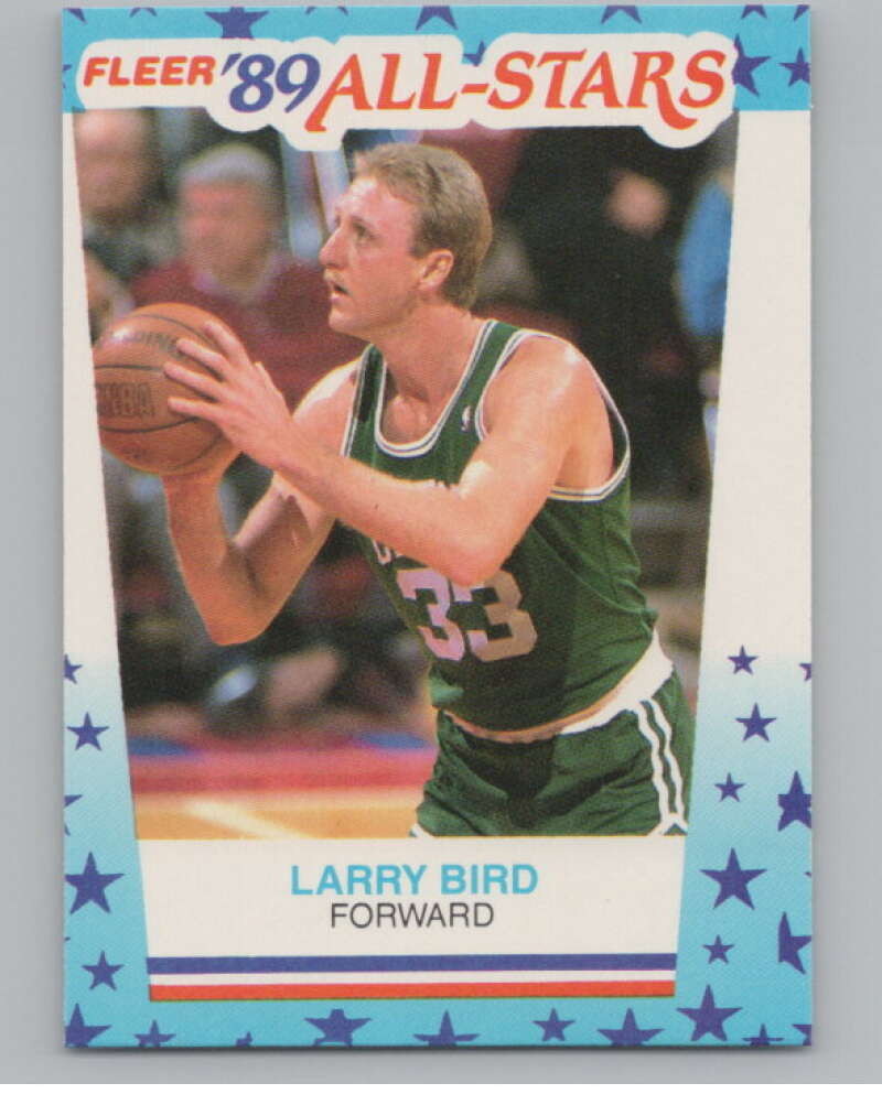 1989-90 Fleer Stickers #10 Larry Bird  Boston Celtics  V101271 Image 1