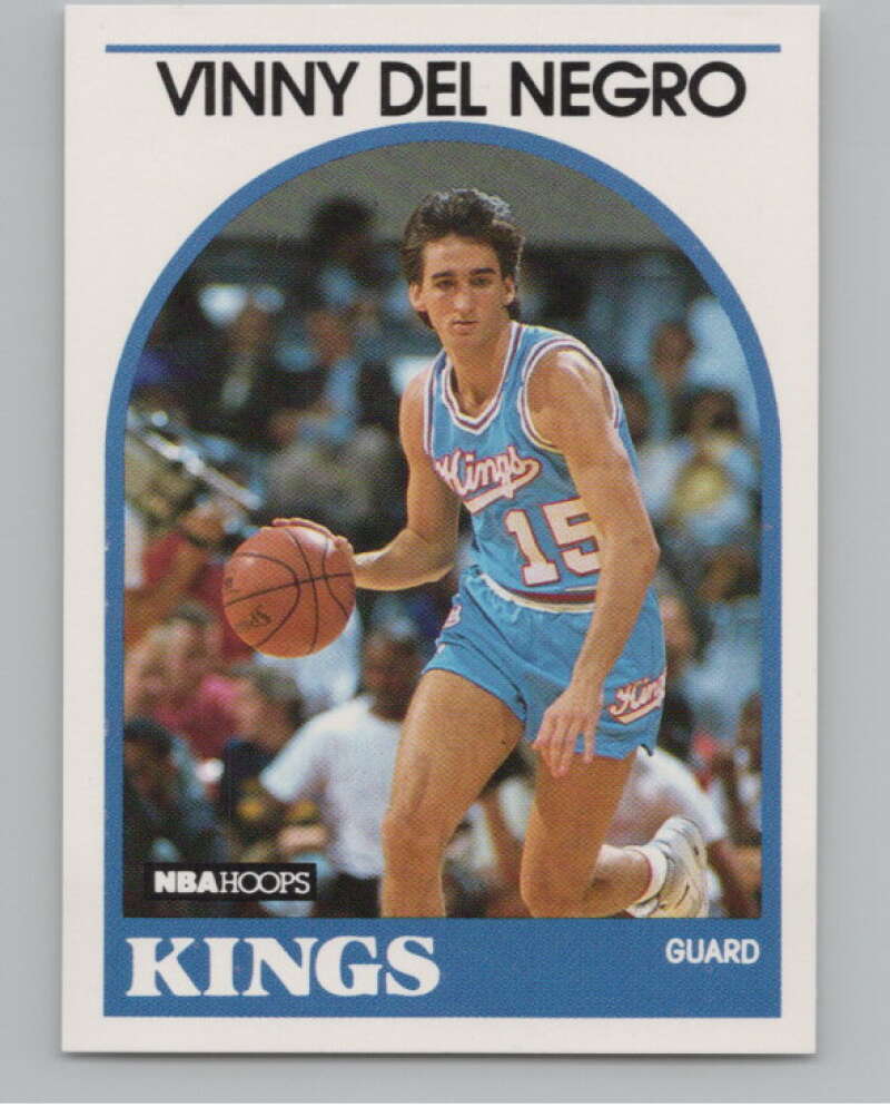 1989-90 Hoops #6 Vinny Del Negro  RC Rookie Sacramento Kings  V101273 Image 1