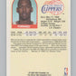 1989-90 Hoops #40 Danny Manning  RC Rookie Los Angeles Clippers  V101277 Image 2