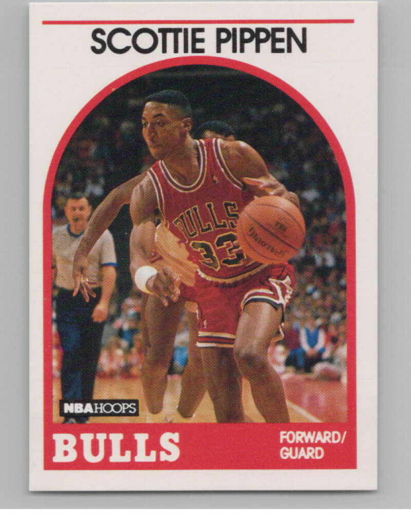 1989-90 Hoops #244 Scottie Pippen  Chicago Bulls  V101278 Image 1