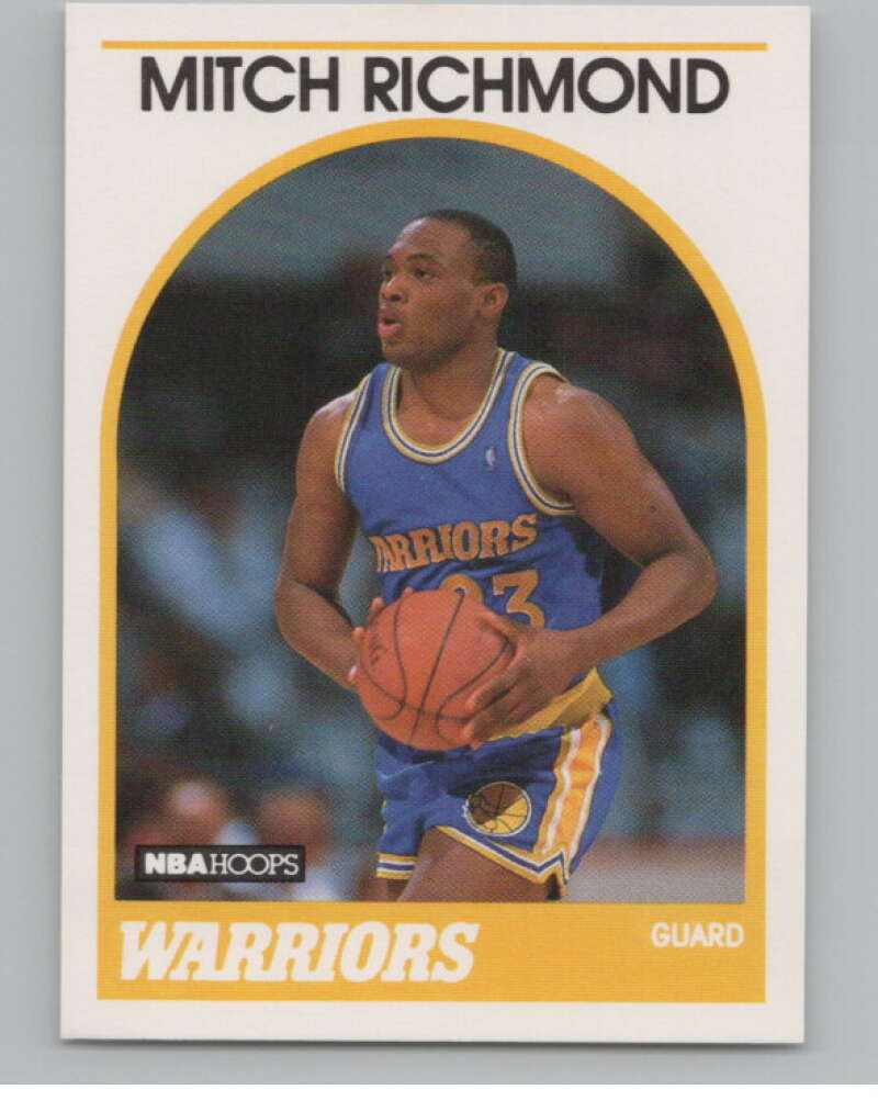 1989-90 Hoops #260 Mitch Richmond  RC Rookie Golden State Warriors  V101279 Image 1