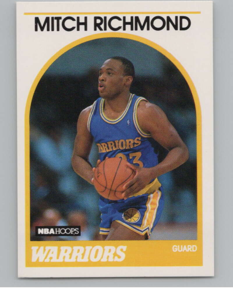 1989-90 Hoops #260 Mitch Richmond  RC Rookie Golden State Warriors  V101280 Image 1