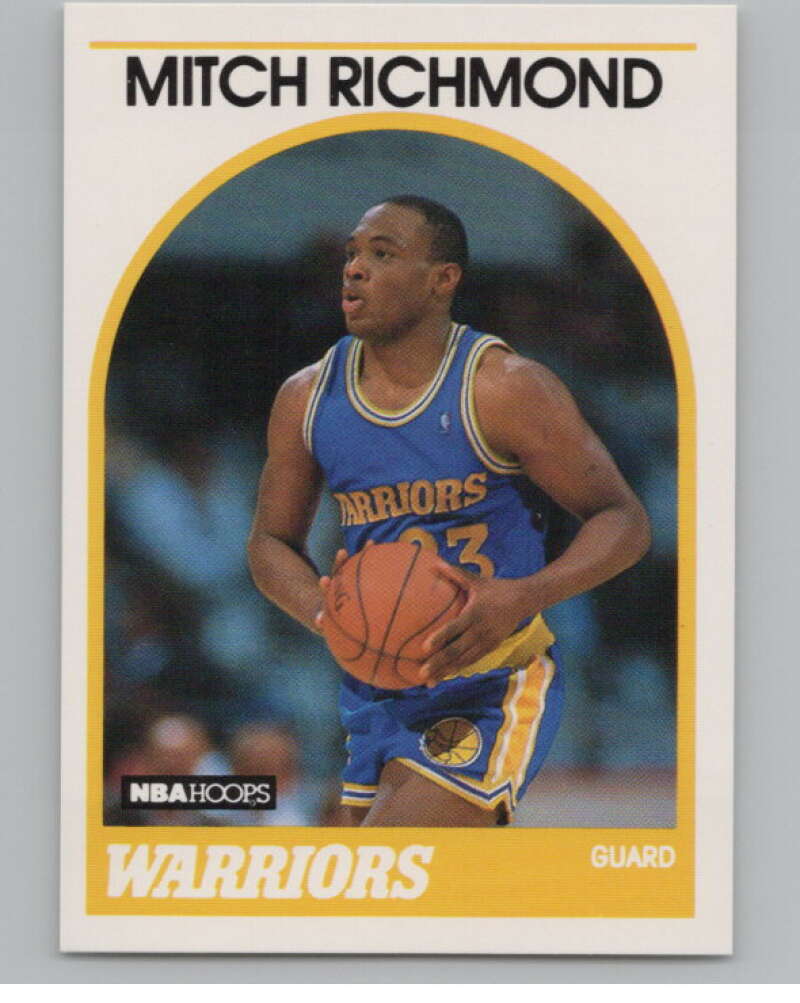 1989-90 Hoops #260 Mitch Richmond  RC Rookie Golden State Warriors  V101282 Image 1