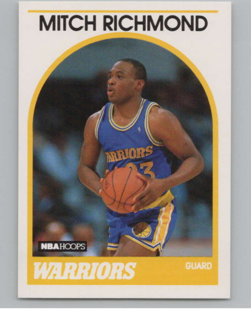 1989-90 Hoops #260 Mitch Richmond  RC Rookie Golden State Warriors  V101284 Image 1