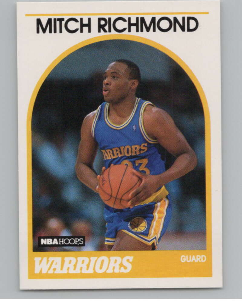 1989-90 Hoops #260 Mitch Richmond  RC Rookie Golden State Warriors  V101285 Image 1