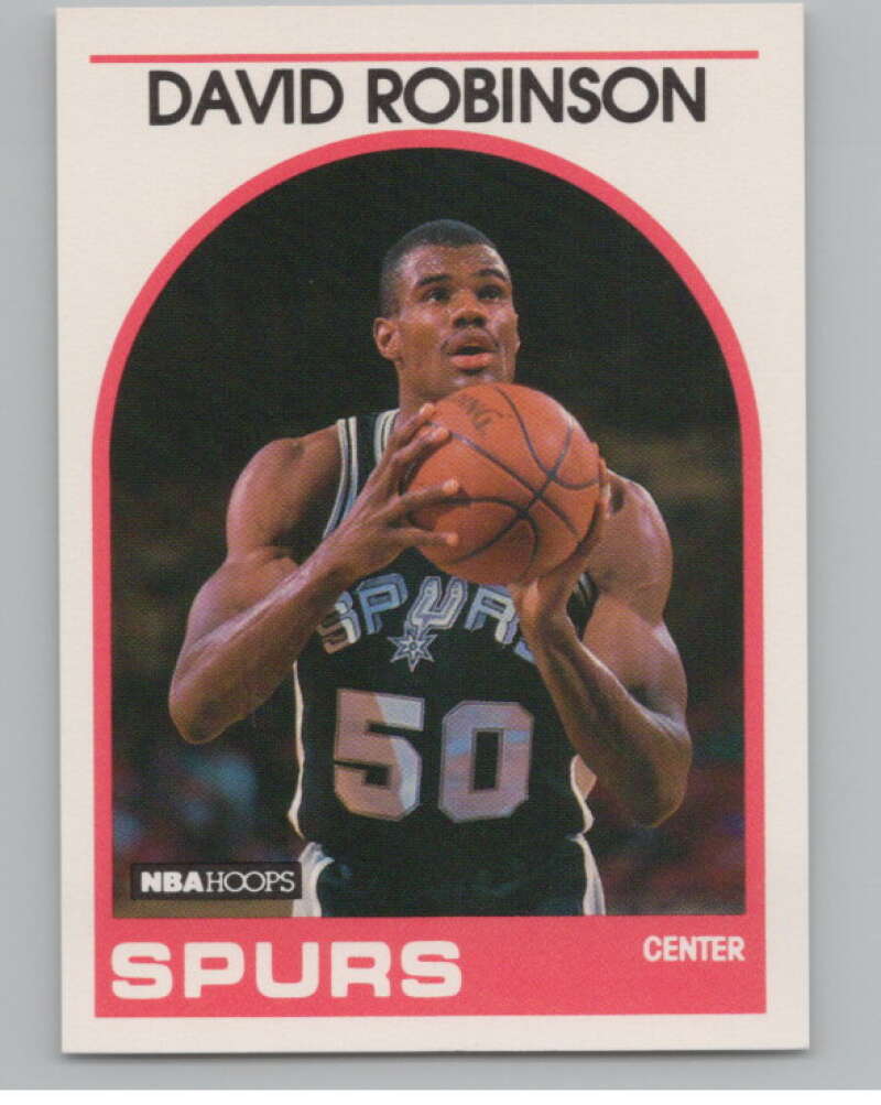 1989-90 Hoops #310 David Robinson  San Antonio Spurs  V101286 Image 1