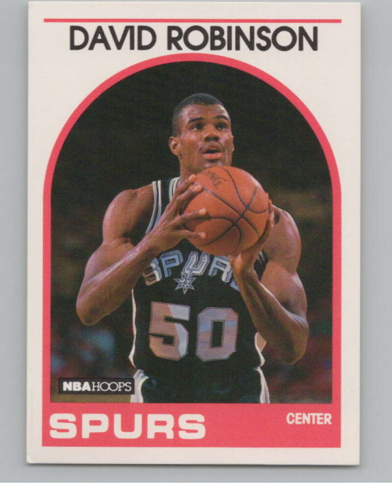 1989-90 Hoops #310 David Robinson  San Antonio Spurs  V101287 Image 1