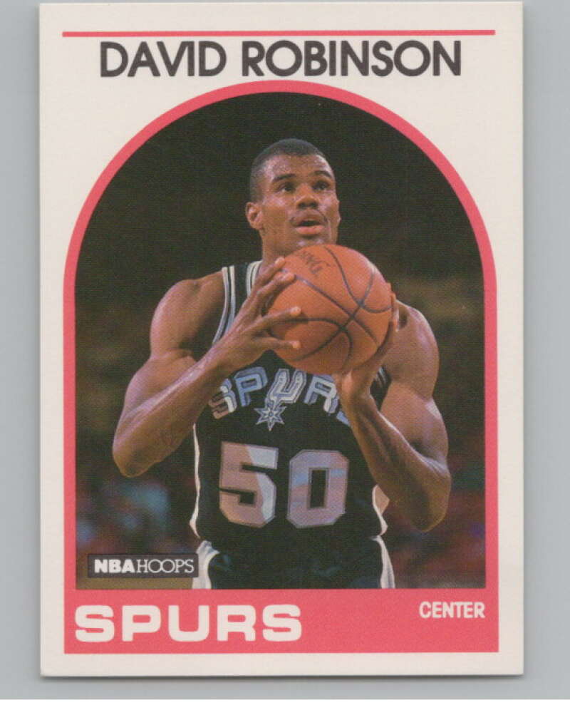 1989-90 Hoops #310 David Robinson  San Antonio Spurs  V101288 Image 1