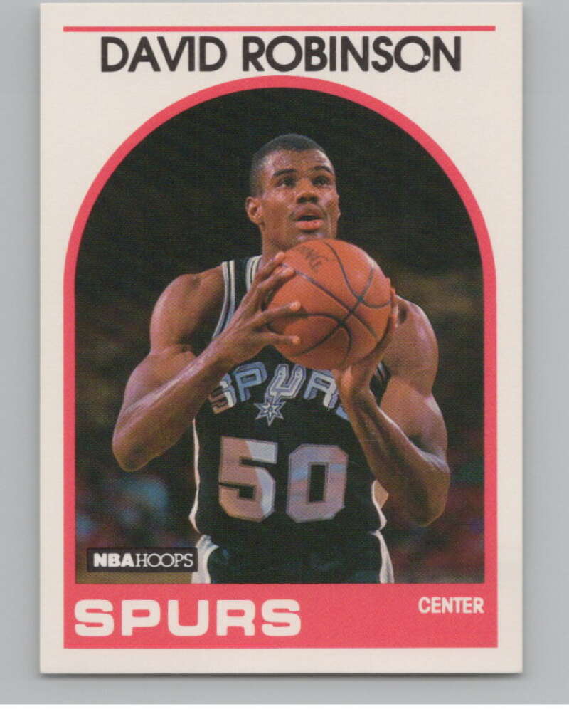 1989-90 Hoops #310 David Robinson  San Antonio Spurs  V101289 Image 1