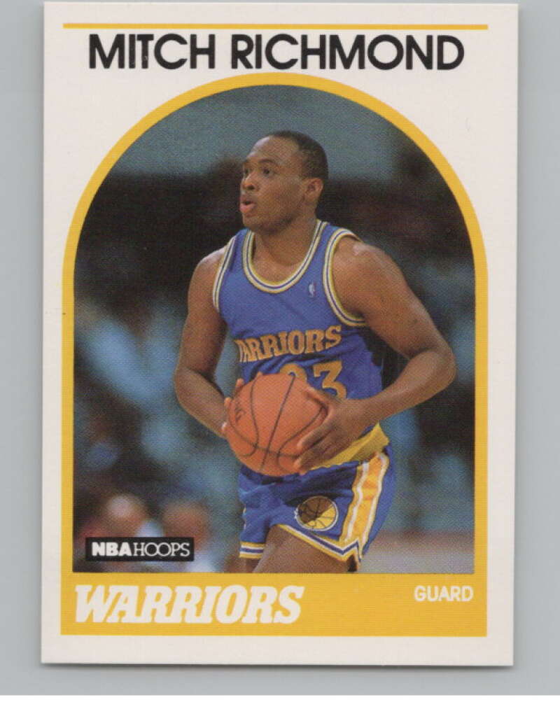 1989-90 Hoops #260 Mitch Richmond  RC Rookie Golden State Warriors  V101291 Image 1