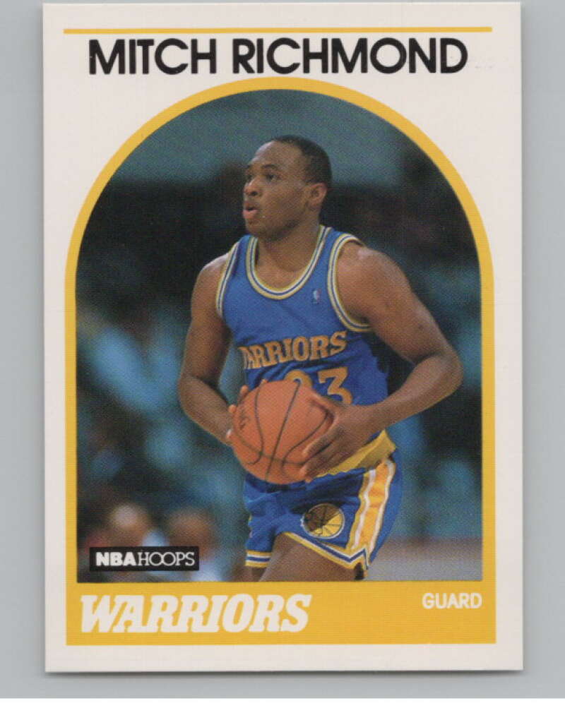 1989-90 Hoops #260 Mitch Richmond  RC Rookie Golden State Warriors  V101292 Image 1