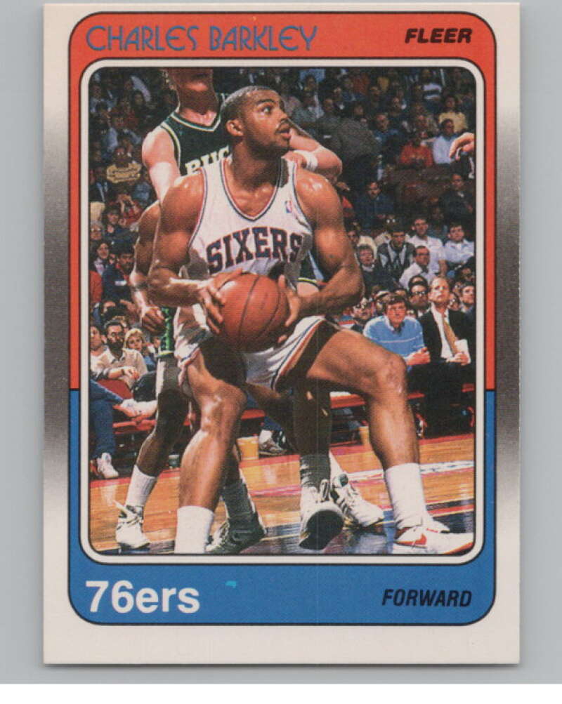 1988-89 Fleer #85 Charles Barkley  Philadelphia 76ers  V101294 Image 1