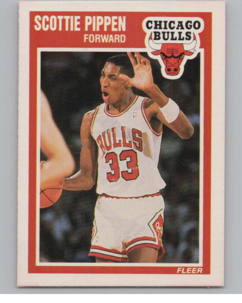 1989-90 Fleer #23 Scottie Pippen  Chicago Bulls  V101301 Image 1