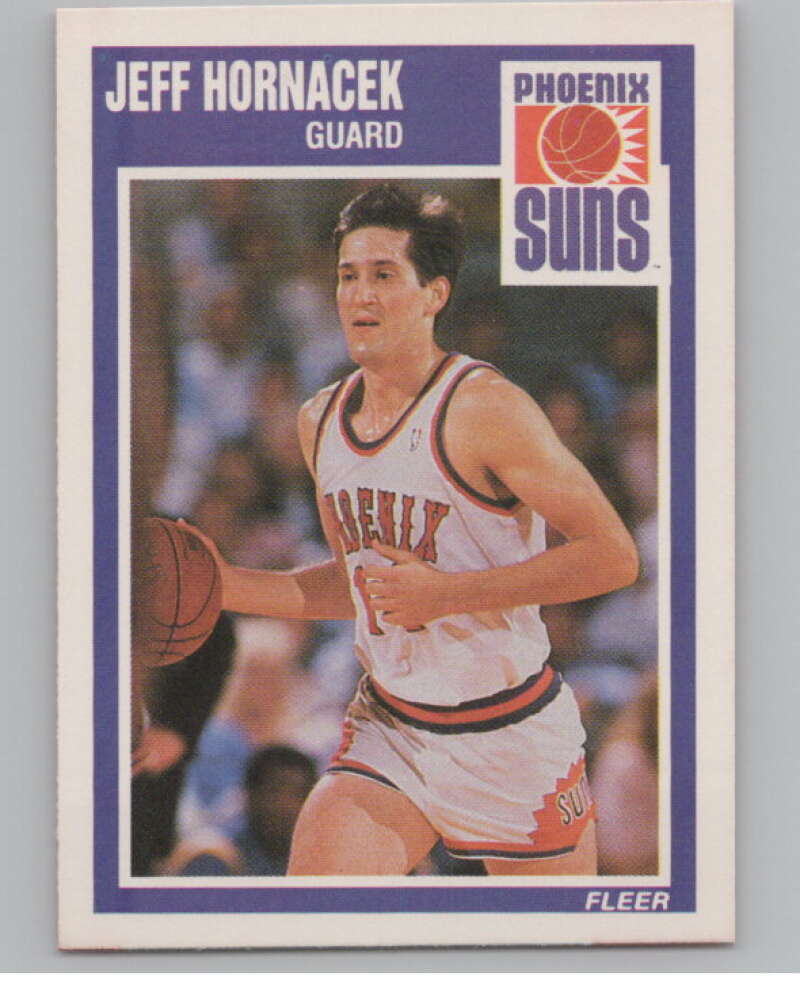 1989-90 Fleer #121 Jeff Hornacek  RC Rookie Phoenix Suns  V101306 Image 1