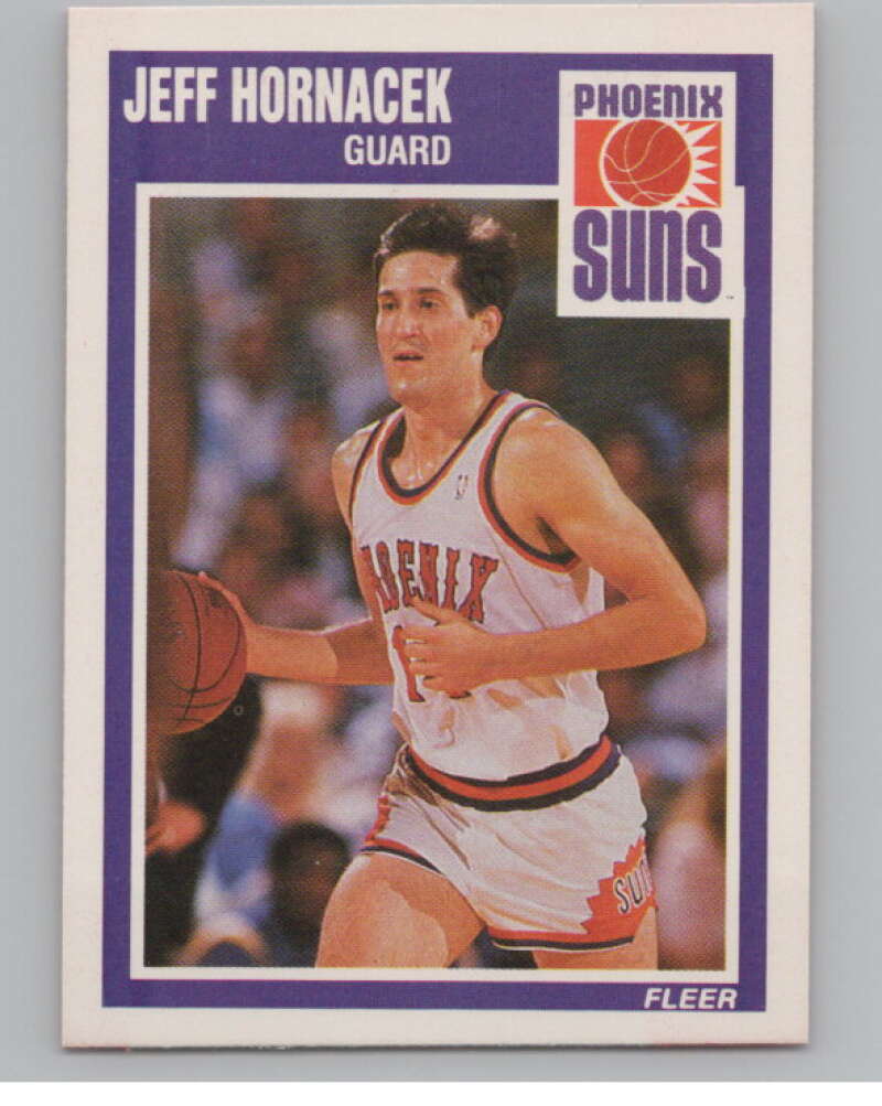 1989-90 Fleer #121 Jeff Hornacek  RC Rookie Phoenix Suns  V101307 Image 1