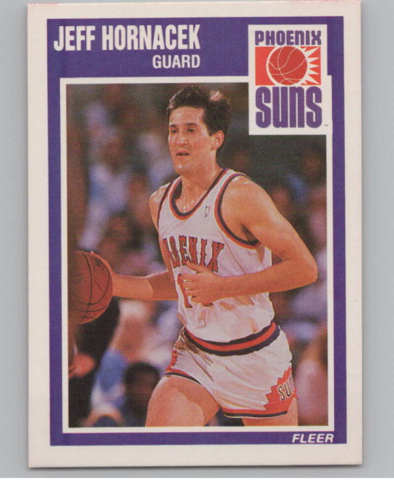 1989-90 Fleer #121 Jeff Hornacek  RC Rookie Phoenix Suns  V101308 Image 1