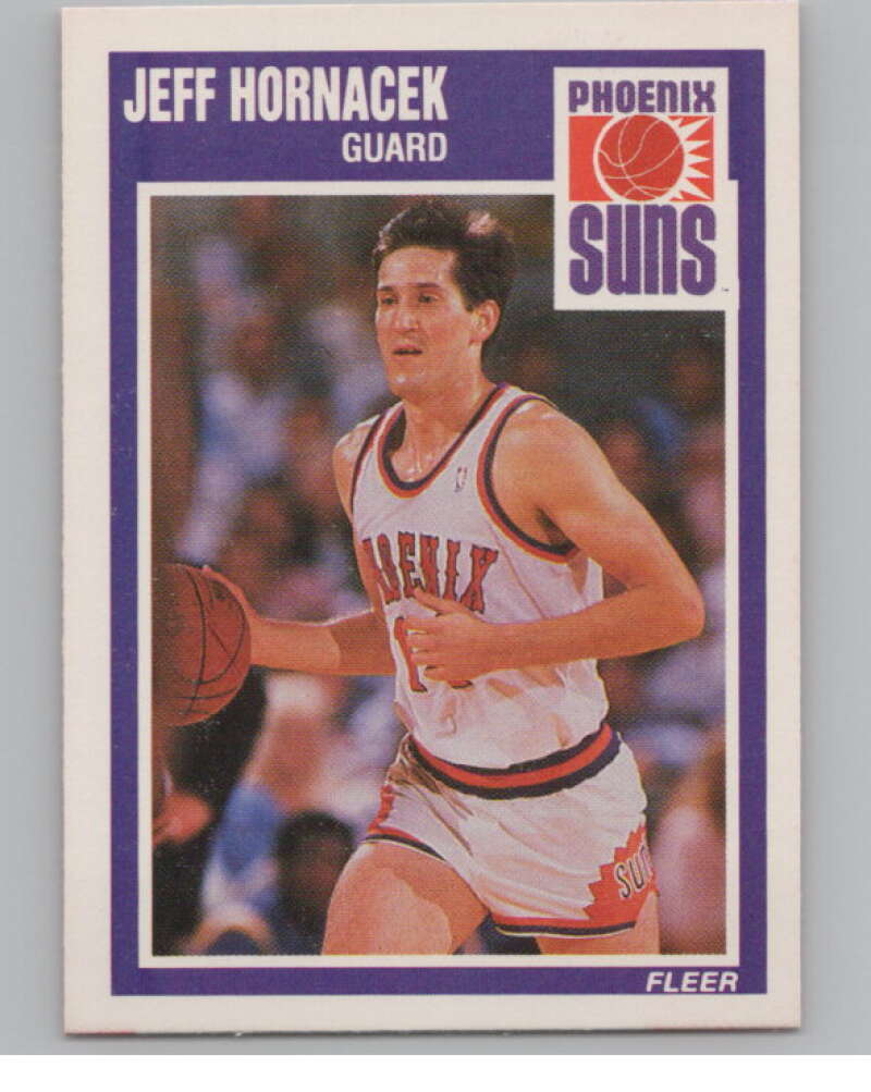 1989-90 Fleer #121 Jeff Hornacek  RC Rookie Phoenix Suns  V101309 Image 1