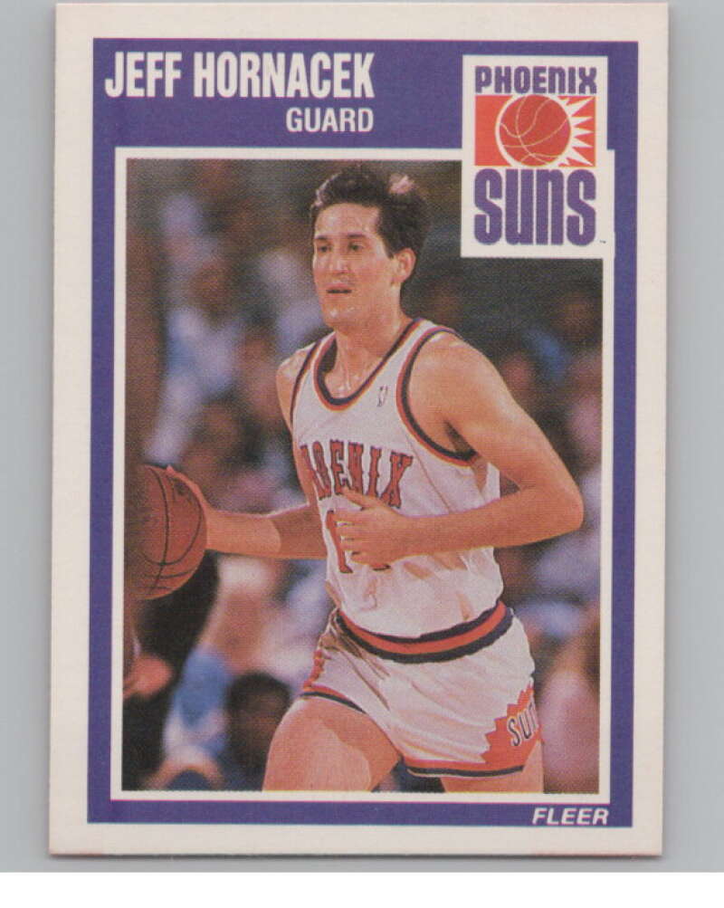 1989-90 Fleer #121 Jeff Hornacek  RC Rookie Phoenix Suns  V101310 Image 1