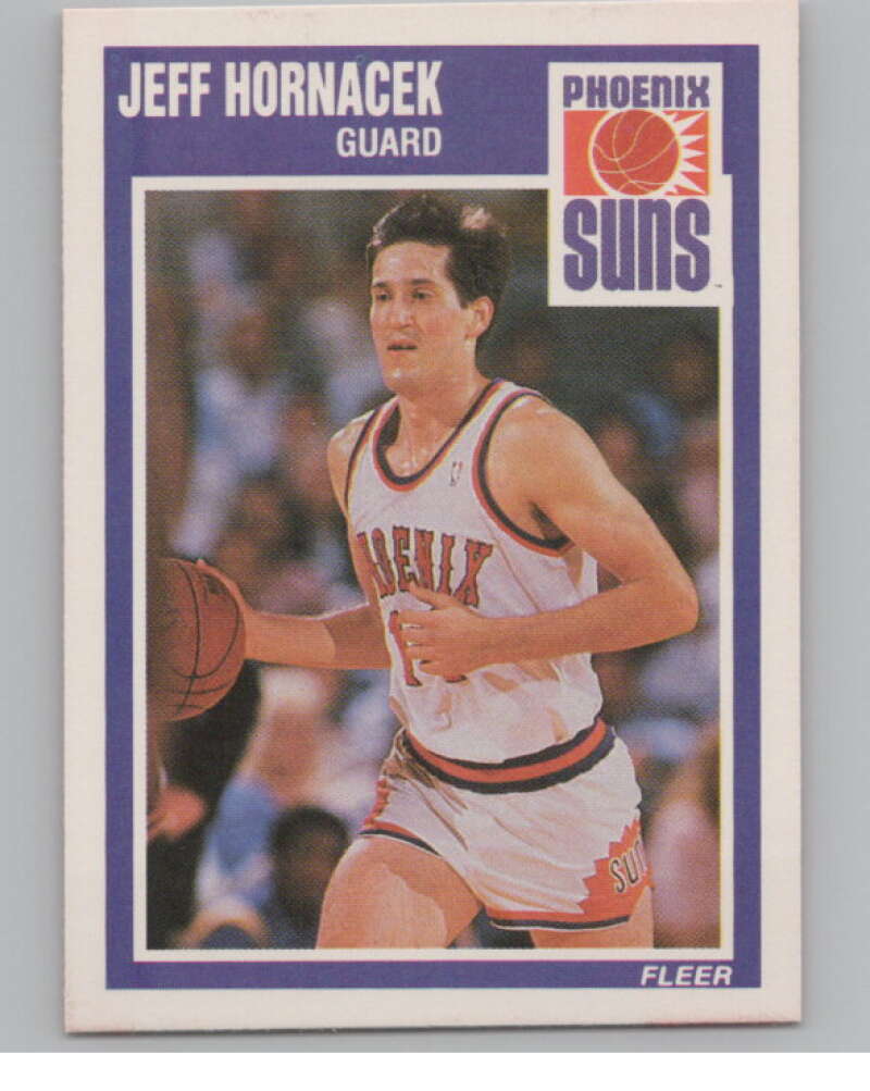 1989-90 Fleer #121 Jeff Hornacek  RC Rookie Phoenix Suns  V101311 Image 1