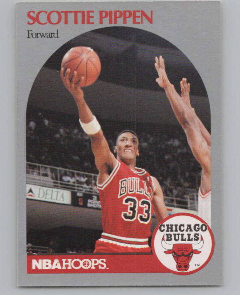 1990-91 Hoops #69 Scottie Pippen  Chicago Bulls  V101312 Image 1