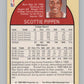 1990-91 Hoops #69 Scottie Pippen  Chicago Bulls  V101313 Image 2