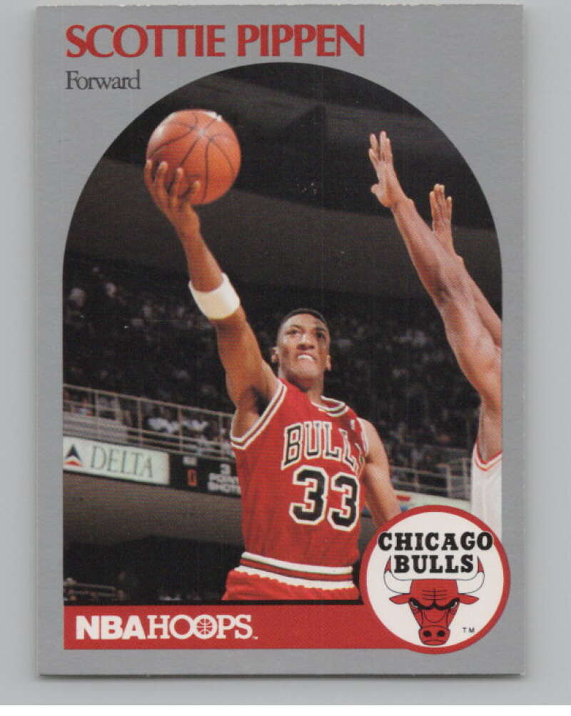 1990-91 Hoops #69 Scottie Pippen  Chicago Bulls  V101314 Image 1