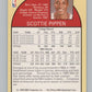 1990-91 Hoops #69 Scottie Pippen  Chicago Bulls  V101314 Image 2