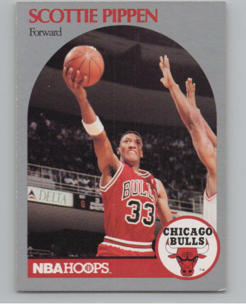 1990-91 Hoops #69 Scottie Pippen  Chicago Bulls  V101315 Image 1