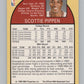 1990-91 Hoops #69 Scottie Pippen  Chicago Bulls  V101316 Image 2