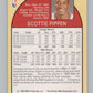 1990-91 Hoops #69 Scottie Pippen  Chicago Bulls  V101319 Image 2