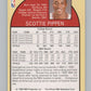 1990-91 Hoops #69 Scottie Pippen  Chicago Bulls  V101320 Image 2