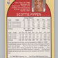 1990-91 Hoops #69 Scottie Pippen  Chicago Bulls  V101321 Image 2