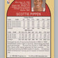 1990-91 Hoops #69 Scottie Pippen  Chicago Bulls  V101322 Image 2