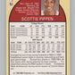 1990-91 Hoops #69 Scottie Pippen  Chicago Bulls  V101323 Image 2