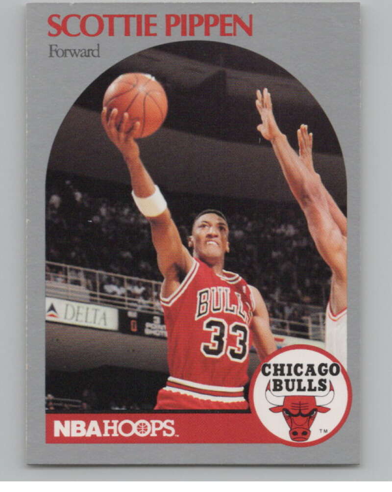 1990-91 Hoops #69 Scottie Pippen  Chicago Bulls  V101325 Image 1