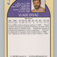 1990-91 Hoops #154 Vlade Divac  RC Rookie Los Angeles Lakers  V101335 Image 2